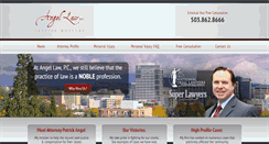 Desktop Screenshot of angellawpc.com